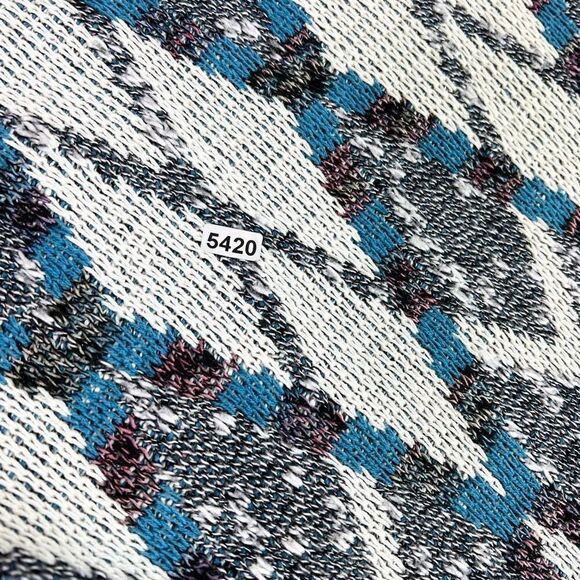 J.J. COCHRAN Sweater Men's Large Crew Neck Diamond Argyle Grandpa Dad Pullover - Picture 7 of 9